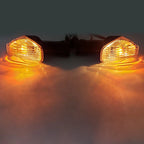 2X White Motor Rear Turn Signal Lights for Kawasaki Ninja ZX-6R ZX-6RR (2000–2009)