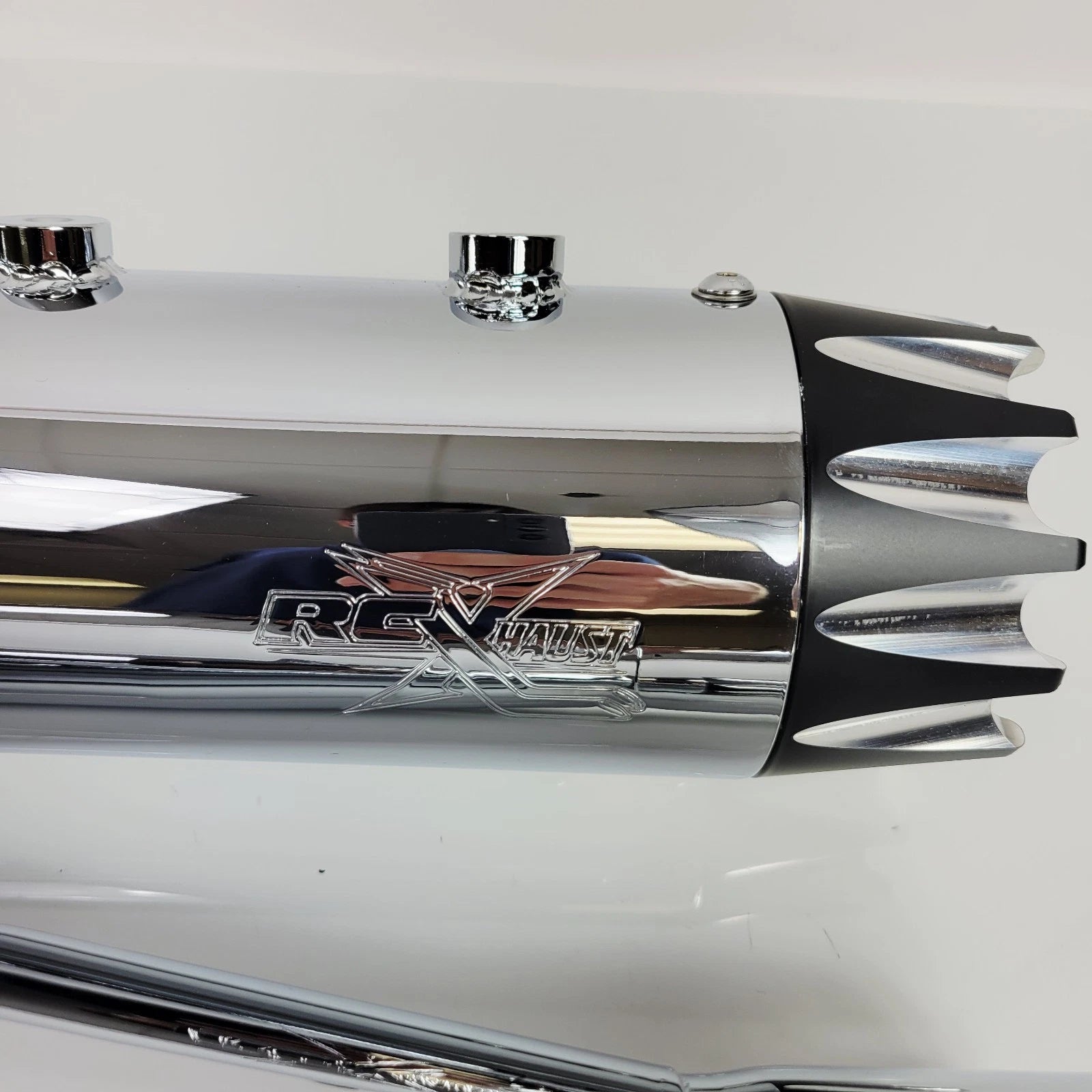 RCX 4.0" Chrome Slip-on Mufflers for Harley Touring (2017–2025)