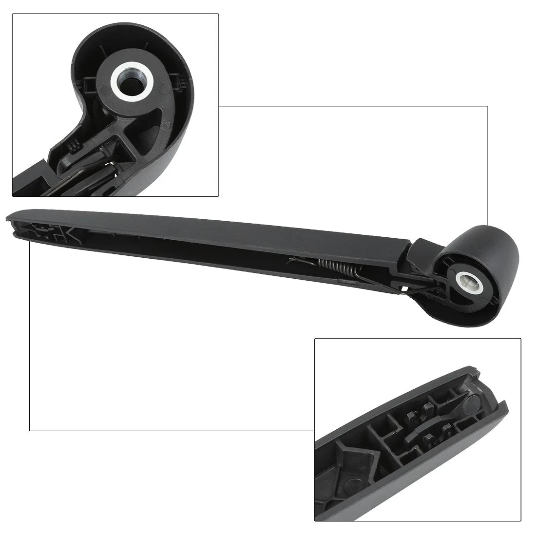 Set of 2 Rear Windshield Wiper Blade Arms for Audi A4 Avant (2010–2016)
