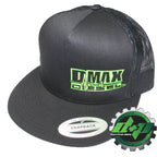 DMAX Diesel Flat Bill Snapback Trucker Cap for Chevy Duramax (2011–2023)