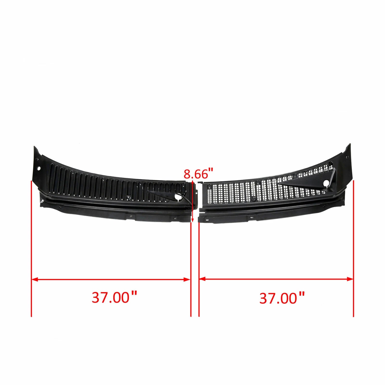 Windshield Wiper Cowl Vent Grille for Ford F250 F350 Excursion (1999-2007)