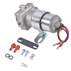 Electric Fuel Pump for Universal Vehicles (97 GPH, 7 PSI, Red Chrome)