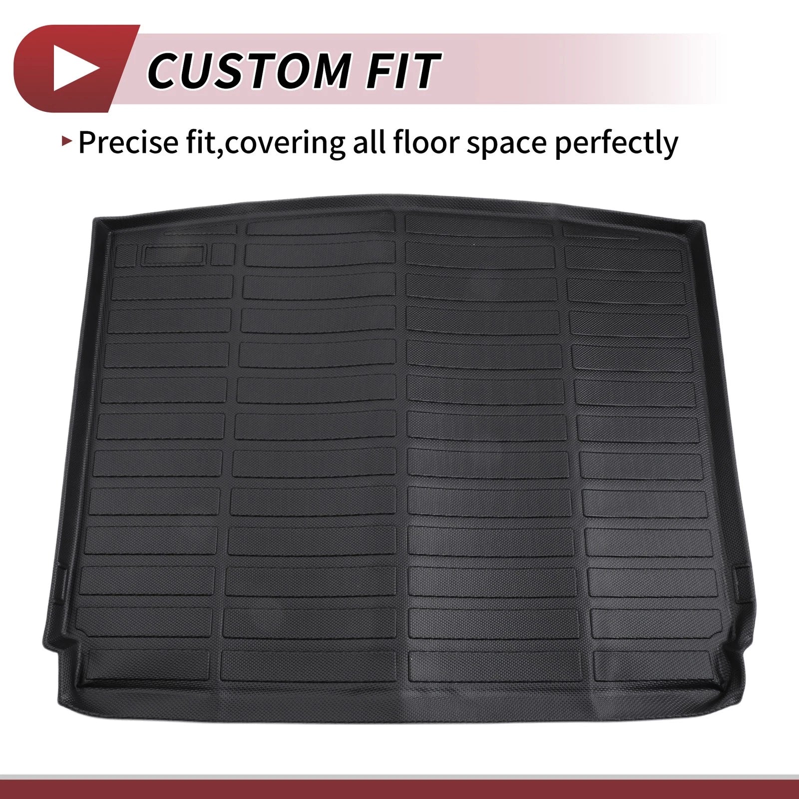 Cargo Liner Rear Trunk Mat for Ford Bronco Sport (2021–2023) TPE Long Grid