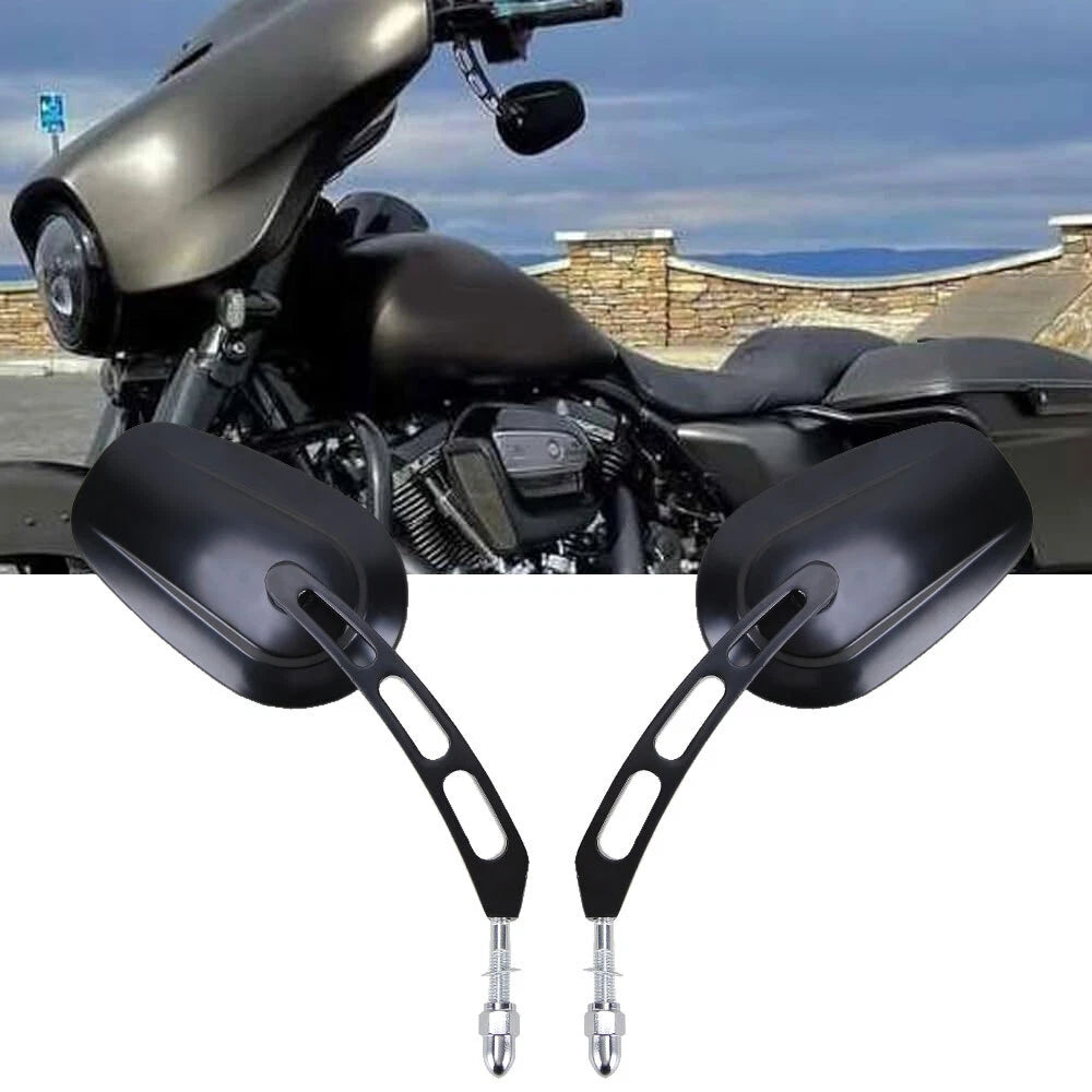 Tear Drop Rear View Mirrors for Harley Cruiser Bobber Chopper Softail