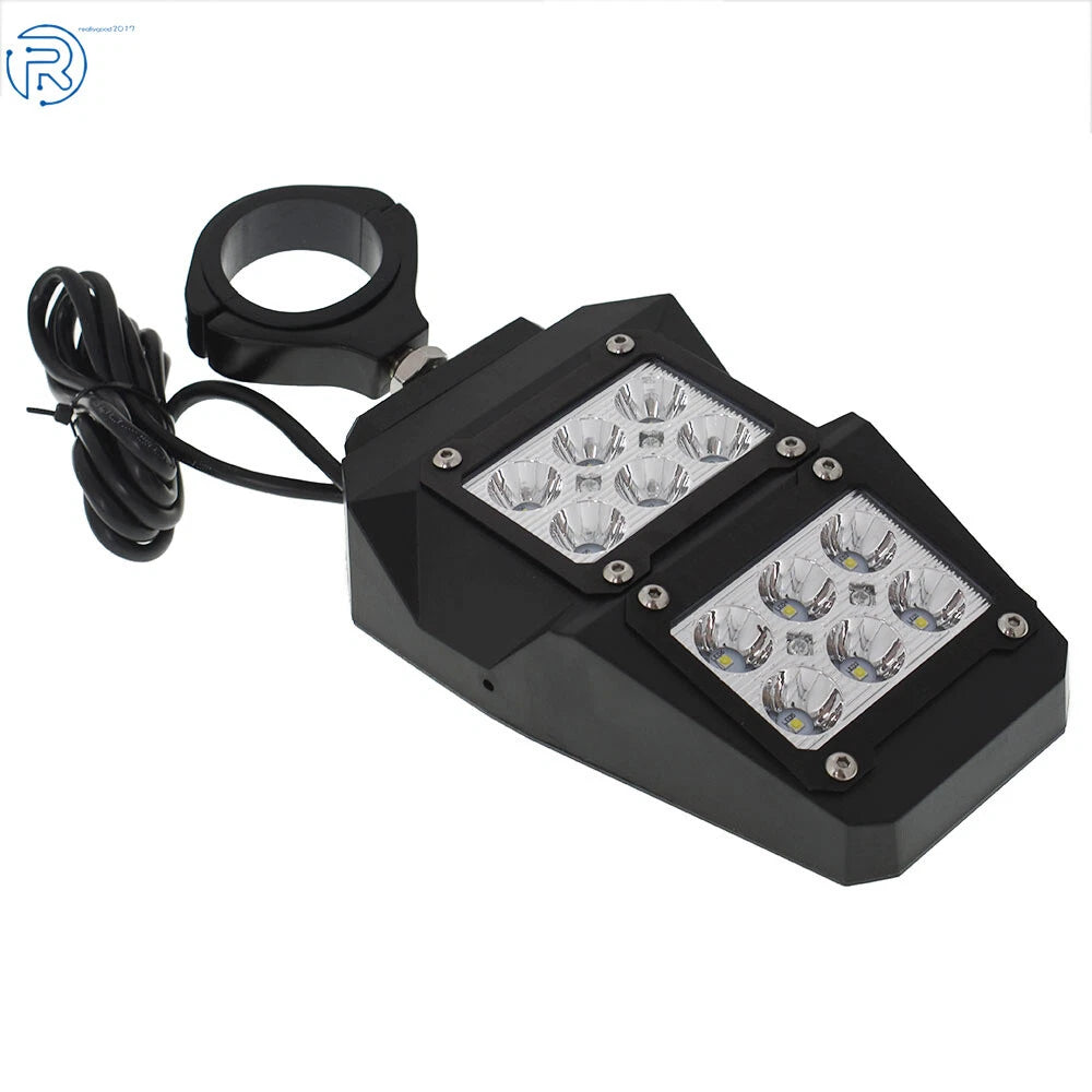 UTV Rear View Side Mirrors with LED Lights for Polaris RZR