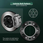 4X 6x5.5 3" Wheel Spacers 14x1.5 for Chevy Silverado 1500 GMC Yukon (1999–2023)