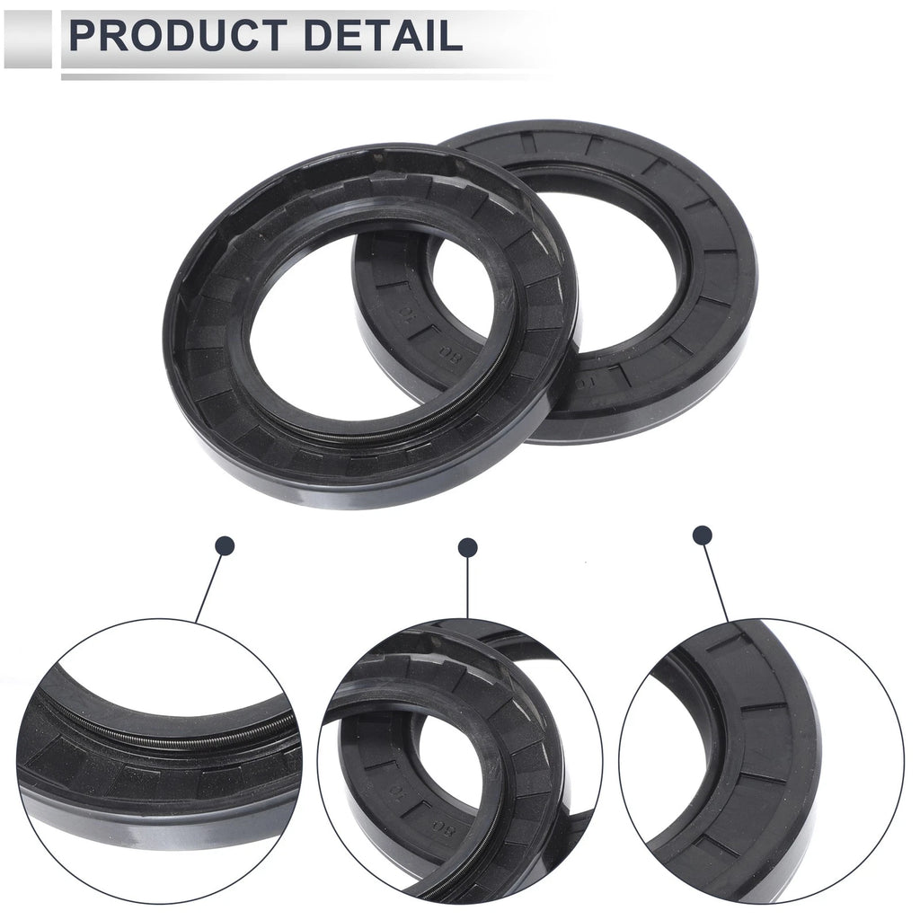 Set of 5 Oil Seal Rotary Shaft Seal NBR Rubber 50x80x10mm