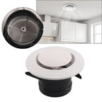 Round AC Air Ceiling Vent for RV Camper Trailer (Adjustable Rotate)