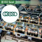 Set of 5 Oil Seal Rotary Shaft Seal 25x32x4mm High Pressure Green