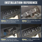 Car Window Switch Button Panel for Ram 5500 (2010-2023)