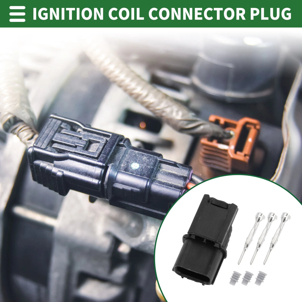 3 Pin Ignition Coil Connector Plug Male for Acura 