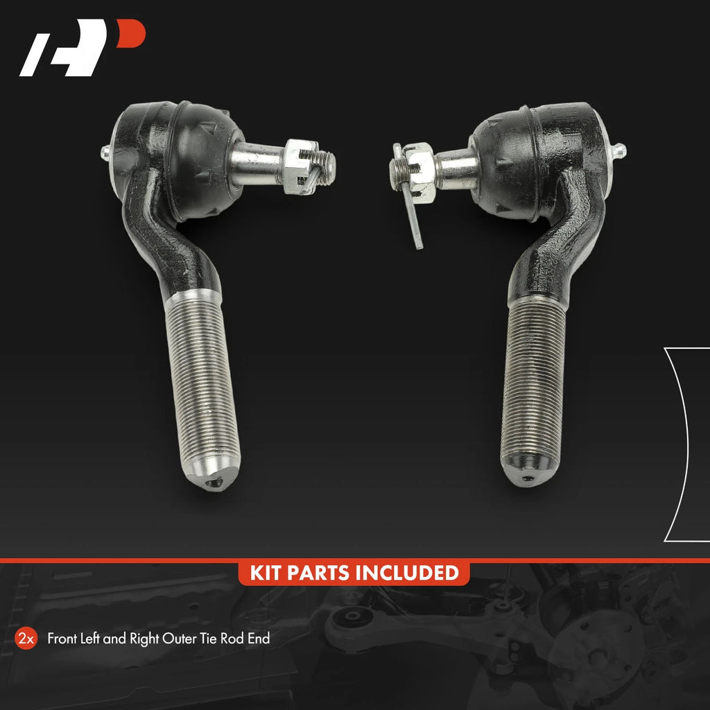 2X Front Outer Tie Rod End for Ford F-250 (1985-1994) 4WD