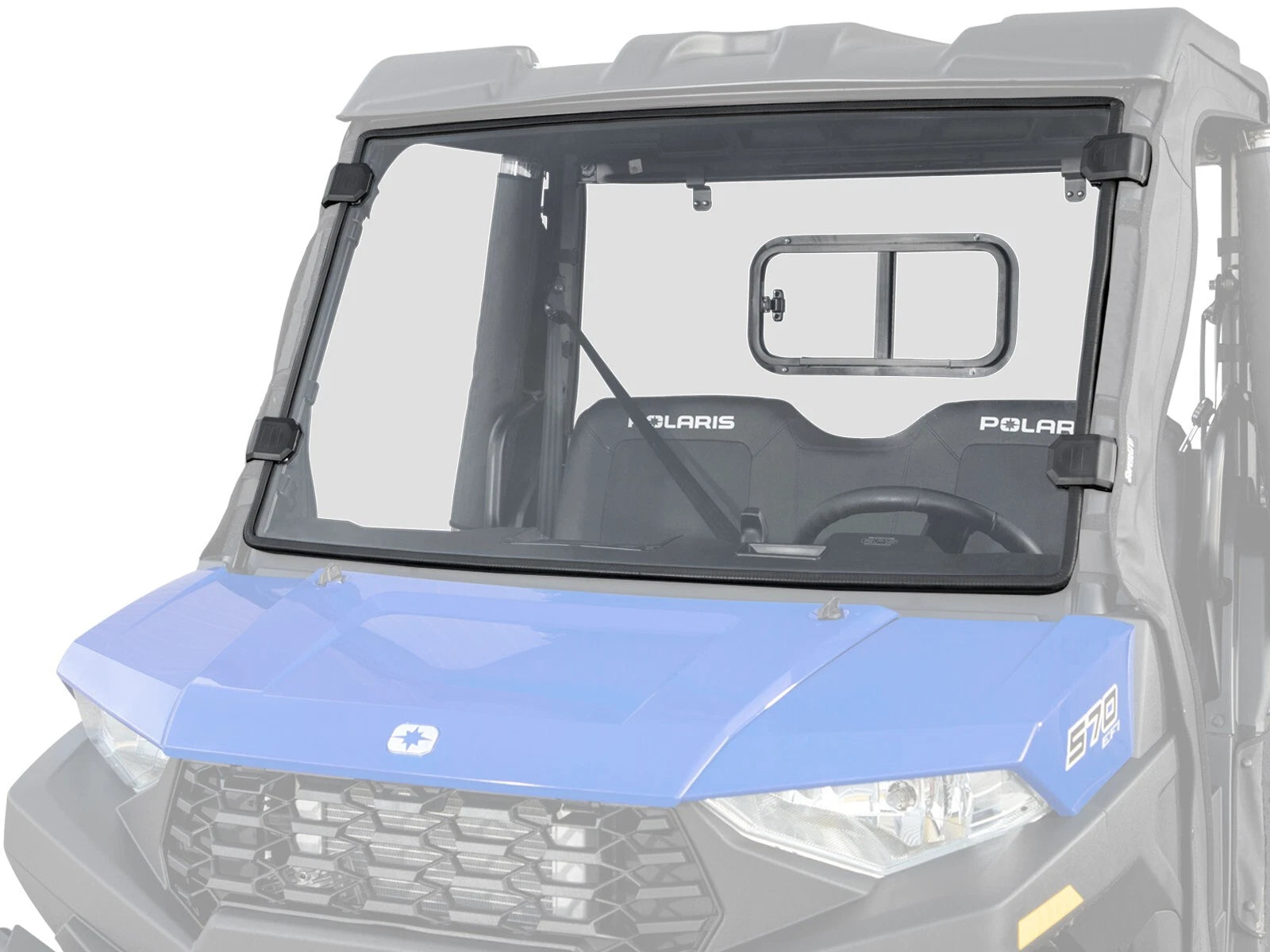 Scratch Resistant Full Windshield for Polaris Ranger Midsize SP 570 (2015–2021)