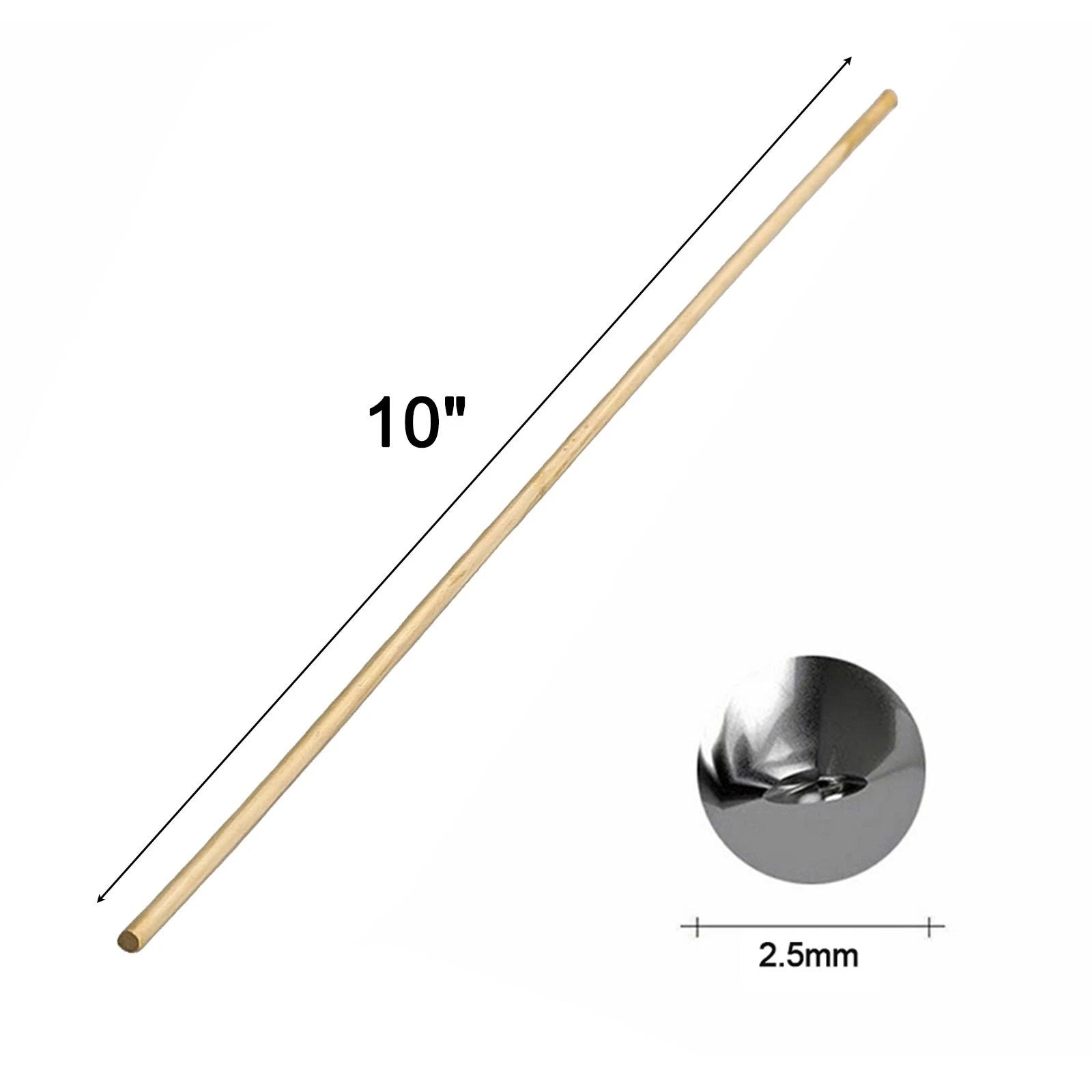Pack of 25 Brass Soldering Wire with Tin and Silicon