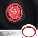 Engine Start Button Decorative Ring for Audi A4L A6L Q5 A5 A7 (2010–2023)
