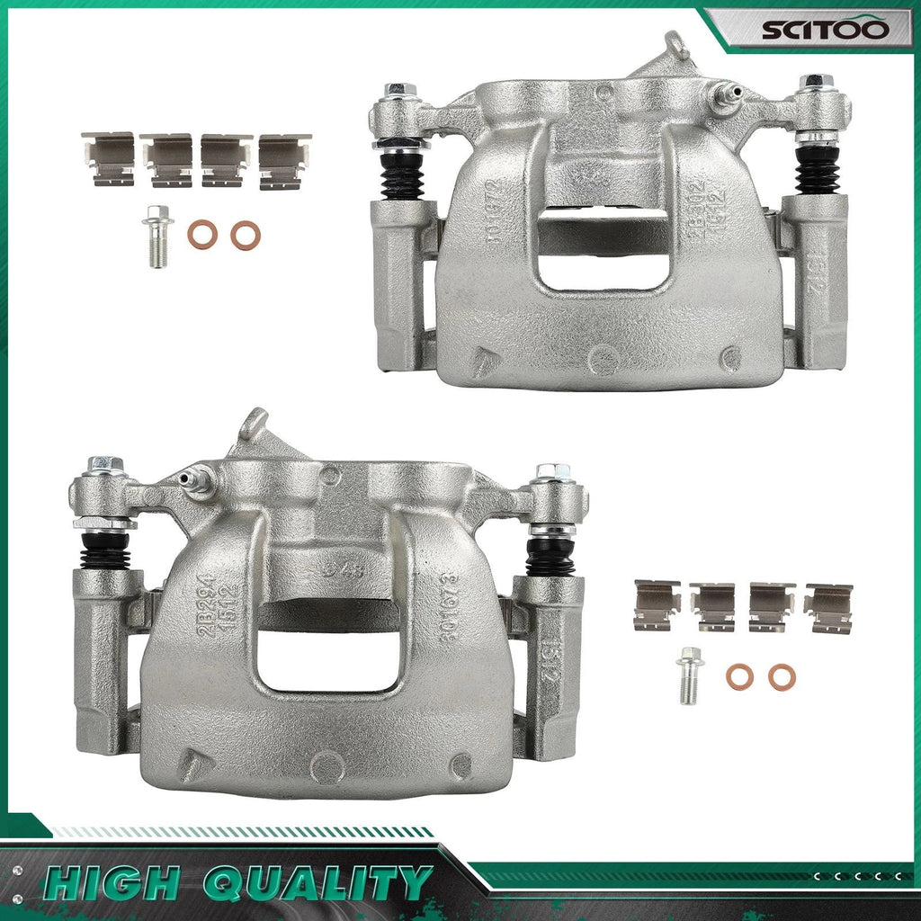 Front Brake Calipers w/ Bracket for Ford Transit-150 250 350 (2015–2019)