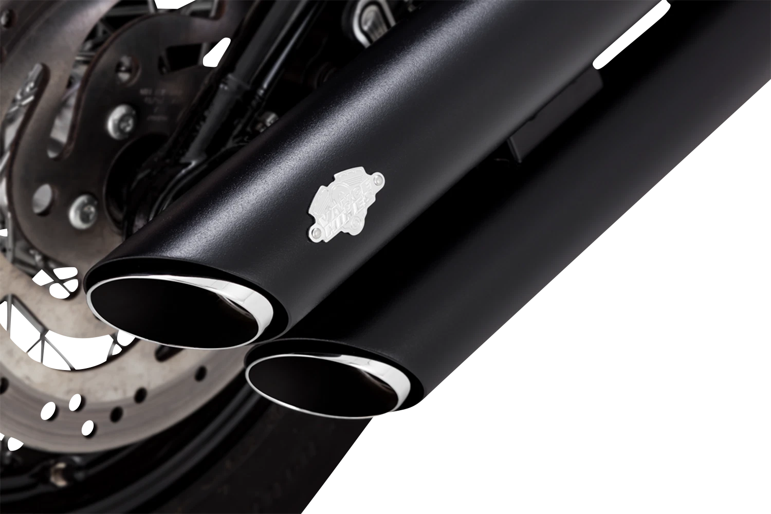 Vance & Hines 3" Twin Slash Slip-On Mufflers for Harley Davidson (2017–2023)