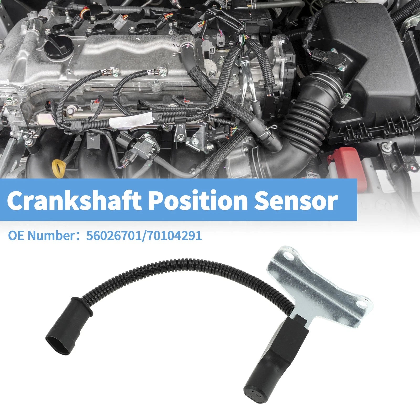Crankshaft Position Sensor for Dodge B150 3.9L 5.2L (1990–1993) No. 56026701