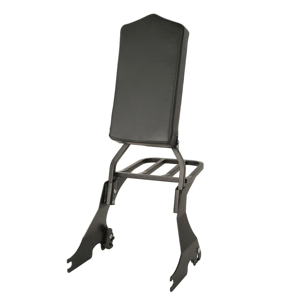 Sissy Bar Backrest Luggage Rack for Harley Sportster XL 883 1200 (2004–2022)