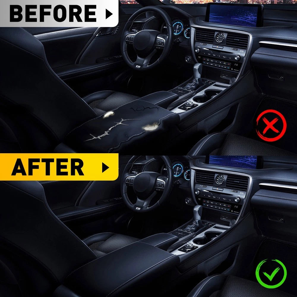 Black Leather Center Console Lid Armrest Cover for Lexus RX350 (2016–2020) EPY