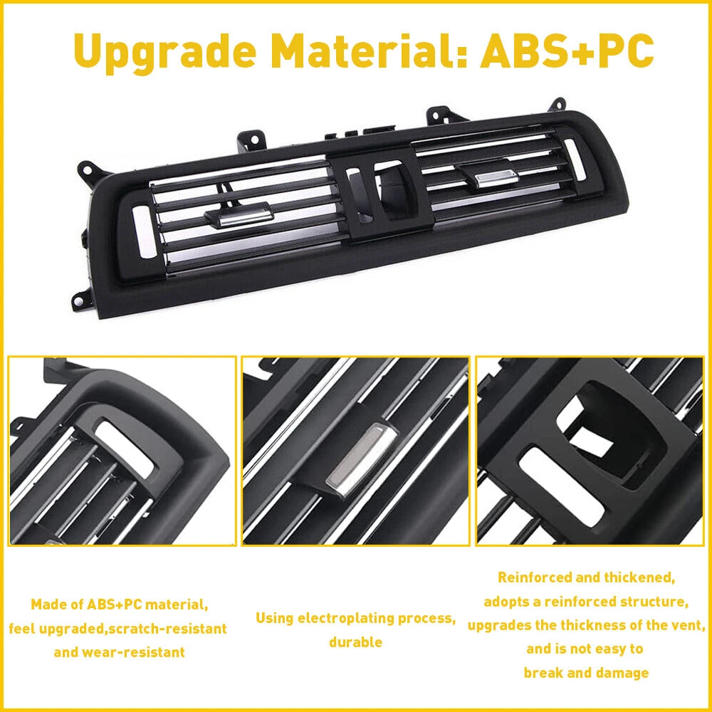 Front Center Air Vent Grille for BMW F10/F18 (2010–2016) 2.0L 3.0L
