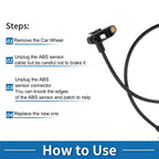 ABS Wheel Speed Sensor for Chrysler PT Cruiser (2001-2010)
