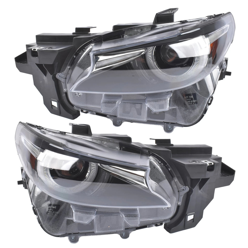 Set of 2 LED Headlight Assembly for Mazda CX-9 (2016–2023)