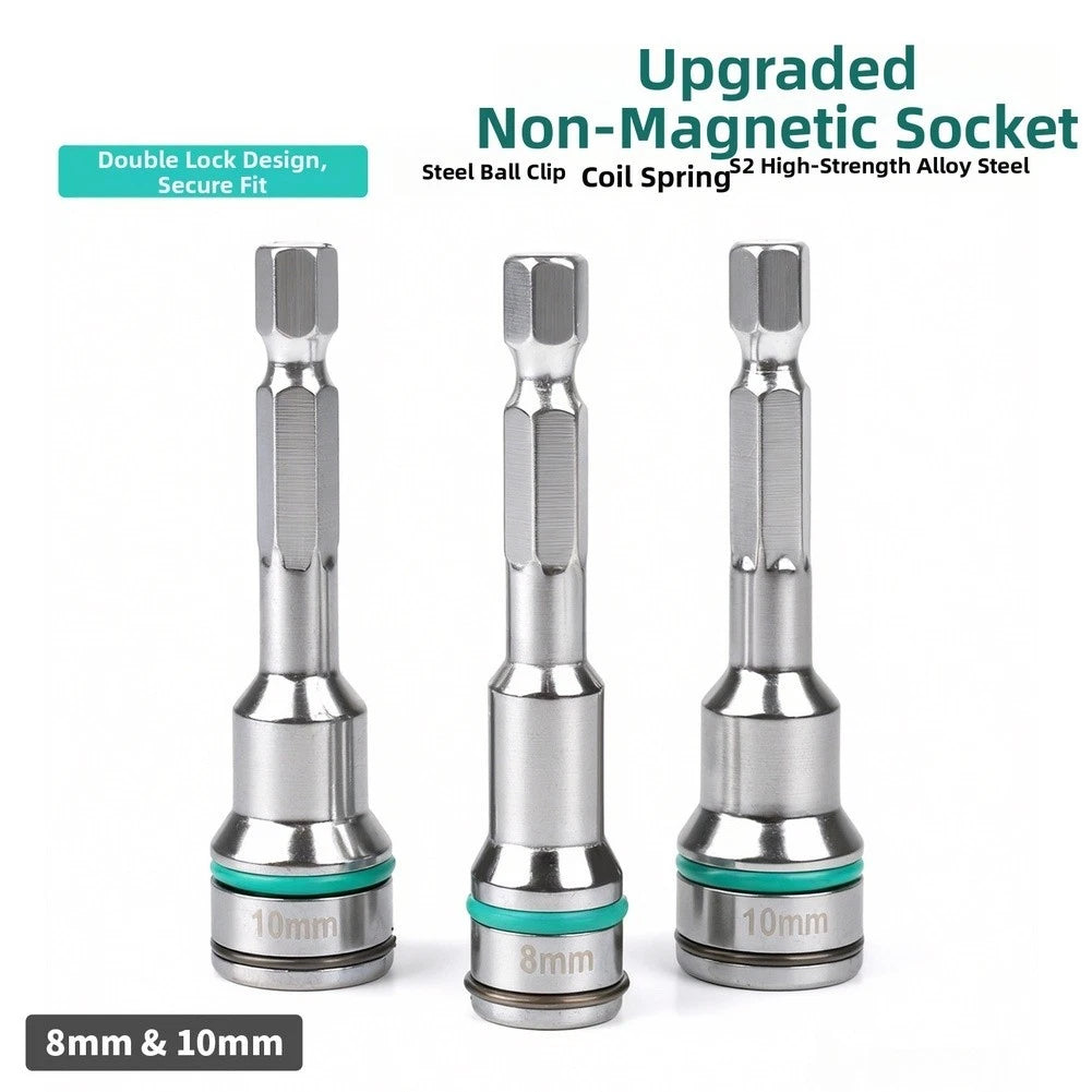 8mm Socket Wrench Bit for Stainless Steel Screws (Alloy Steel)