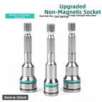 8mm Socket Wrench Bit for Stainless Steel Screws (Alloy Steel)
