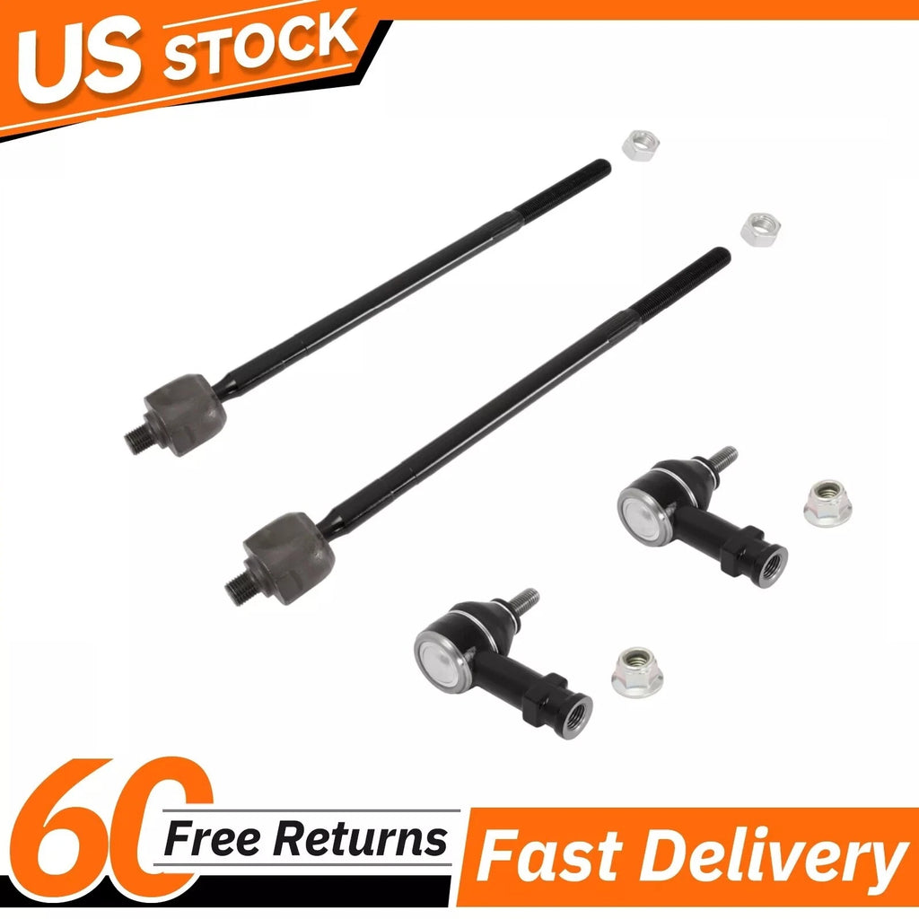 4x Steering Tie Rod Ends for Ford Focus (2006–2011) - 2.0L, 2.5L