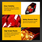 Tail Light Assembly for Nissan Altima 4-Door Sedan (2007–2012) Pair