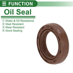 Oil Seal FKM Rubber 20x30x7mm for Various Models (5 Pcs)