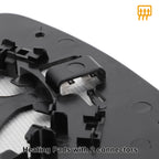 Left Side Heated White Mirror Glass for Nissan Juke (2014–2020)