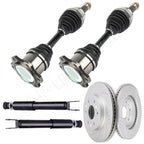 Front CV Axle, Brake Rotors, Struts for Chevrolet Silverado 1500 (2003–2006)