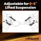 Adjustable Front Upper Control Arm for Jeep Wrangler JK Unlimited (2007–2010)