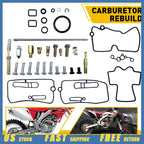 Carburetor Rebuild Kit for Honda CRF 250R 2005-2014, 450X 2004-2017