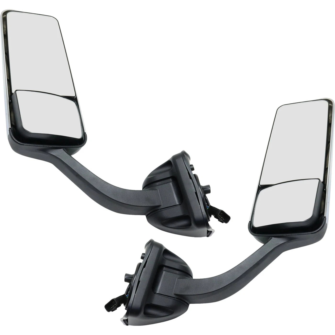 Set of 2 Power Heated Chrome Mirrors for Freightliner Cascadia (2008–2015)