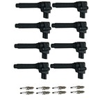 Set of 8 Ignition Coils & Iridium Spark Plugs for Audi A8 Quattro (2010–2017)