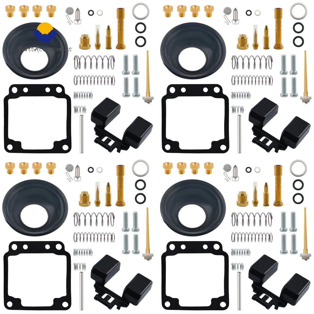 4Pcs Carburetor Rebuild Kit for Yamaha Maxim 650 XJ650 (1980–1983)