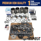 Overhaul Rebuild Kit for Kubota THOMAS Loader T173 T133 (V1902, V1902BH)