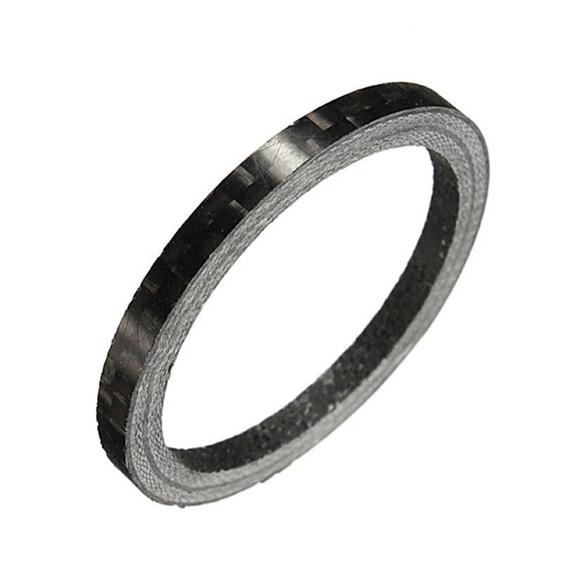 5pcs Carbon Fiber Headset Spacer Washers for Bicycle (3/5/10/15/20mm)