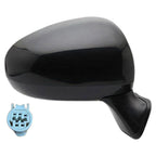 Replacement Ready to Paint Passenger Side Power Door Mirror w/o Heat