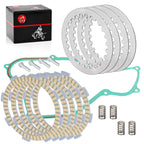 Clutch Friction Steel Plates w/ Gasket for Honda CR80/85 R RB (1983–2007)
