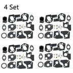 Set of 4 Carburetor Overhaul Repair Kits for B&S 3-5HP Engine (495606, 494624)