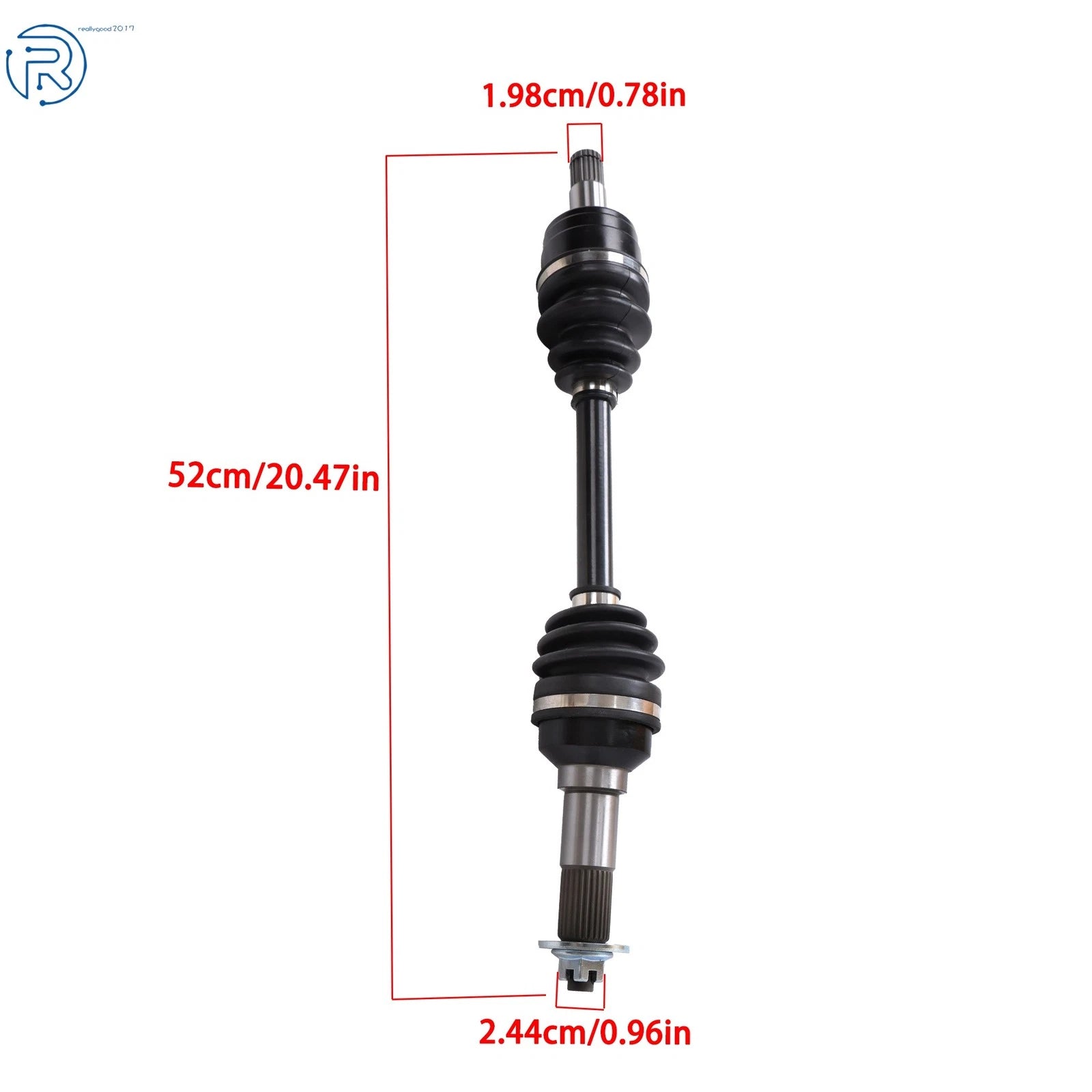 Set of 2 CV Joint Axles for Yamaha Kodiak 400 (2000-2002)