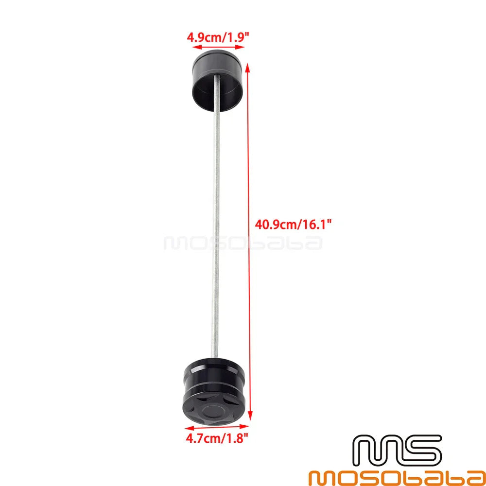 Black Wheel Axle Slider for Harley Nightster RH975 (2022-2023)