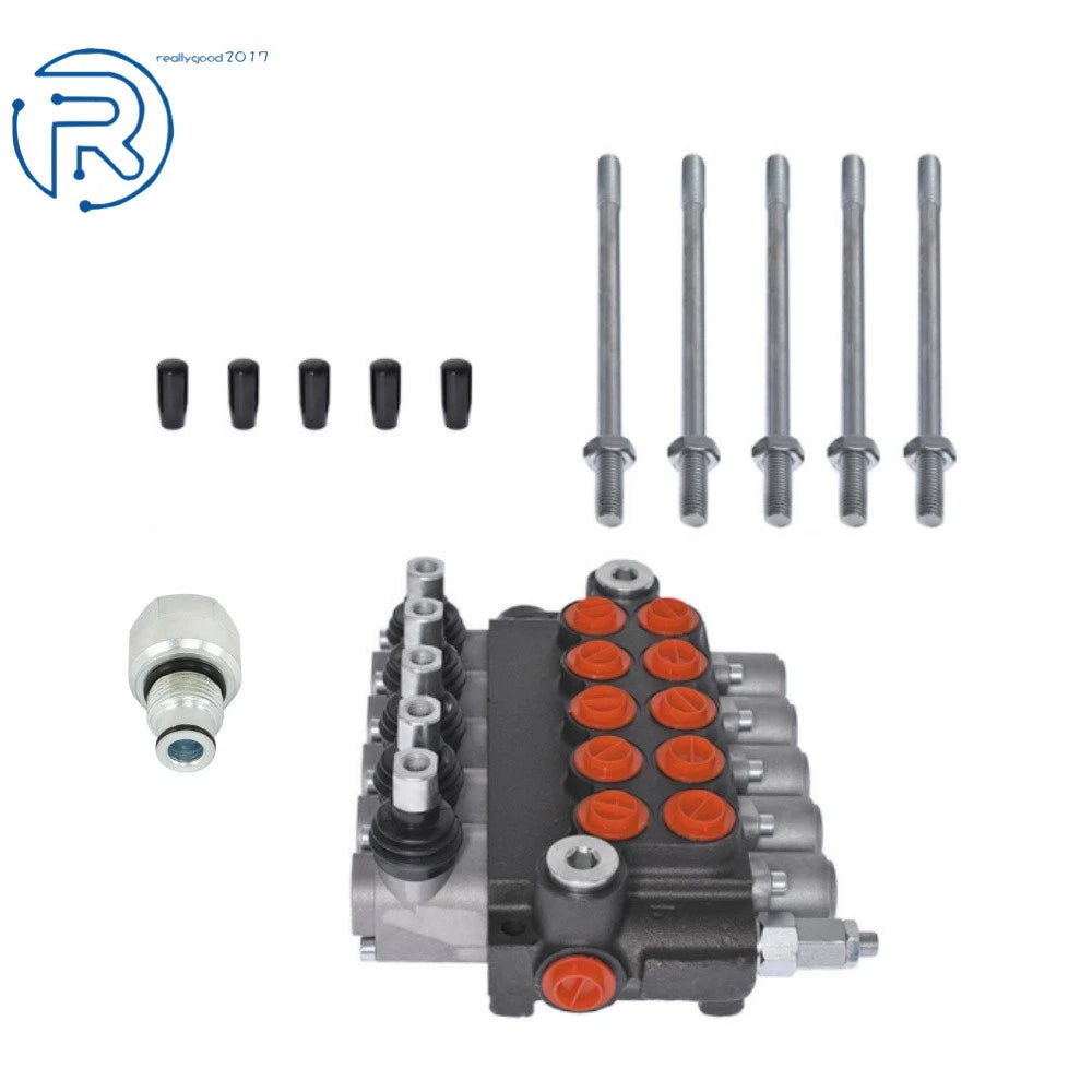 Hydraulic Control Valve for Universal Applications (11 GPM, 5 Spool)