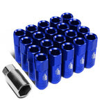 Set of 20 J2 7075 Forged Aluminum M12x1.5 Open-End Lug Nuts for RHD Vehicles