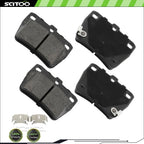 Rear Semi-Metallic Brake Pads for Toyota RAV4 (2004–2005)