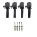 Set of 4 NGK Ignition Coils & Iridium Spark Plugs for Canyon Colorado (2004–2012)